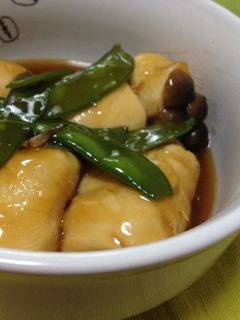 **しめじと鶏肉の治部煮風**-レシピのメイン写真