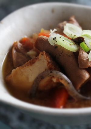 【簡単！】ほっこり♪モツ煮！-レシピのメイン写真
