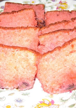 贈り物に是非!苺&小豆inパウンドケーキ-レシピのメイン写真