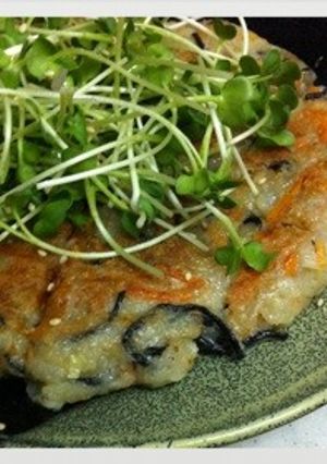 たっぷり野菜の入った蓮根のチヂミ-レシピのメイン写真