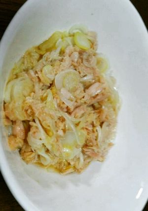 ご飯にのせてうんまい☆超簡単ネギ生姜ツナ-レシピのメイン写真