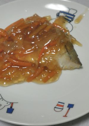 白身魚で甘酢あんかけソース★-レシピのメイン写真