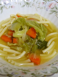 残り野菜とマカロニのスープ-レシピのメイン写真