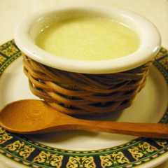 A picture of 白菜の豆乳ポタージュ.