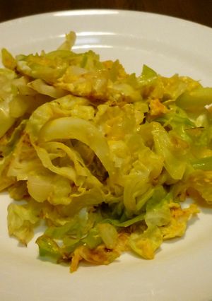 キャベツと卵の塩麹炒め-レシピのメイン写真
