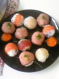 ひな祭りにも〜手まり寿司-レシピのメイン写真