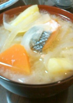 ホッコリお手軽・鮭の石狩汁-レシピのメイン写真