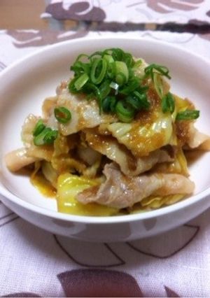簡単かつ絶品☆キャベツと豚肉和え。-レシピのメイン写真