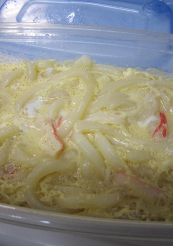 超簡単！白だしでうどん茶碗蒸し-レシピのメイン写真