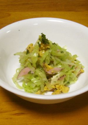 キャベツとハムのシンプルサラダ☆しそ風味-レシピのメイン写真