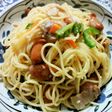 塩糀でスパイシーパスタ