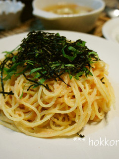 ほっこりカフェ 簡単美味しいたらこパスタ-レシピのメイン写真