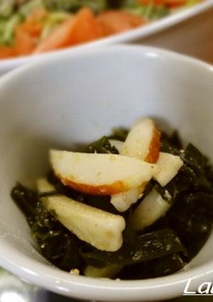 超簡単♪わかめ＆かまぼこのナムル風酢の物-レシピのメイン写真
