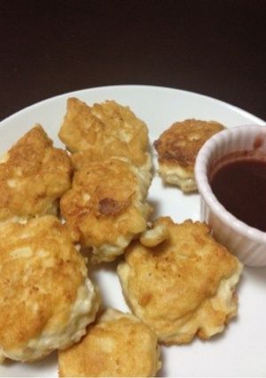 ふわふわナゲット赤ワインソースで-レシピのメイン写真