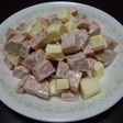 スパムのプロセスチーズサラダ