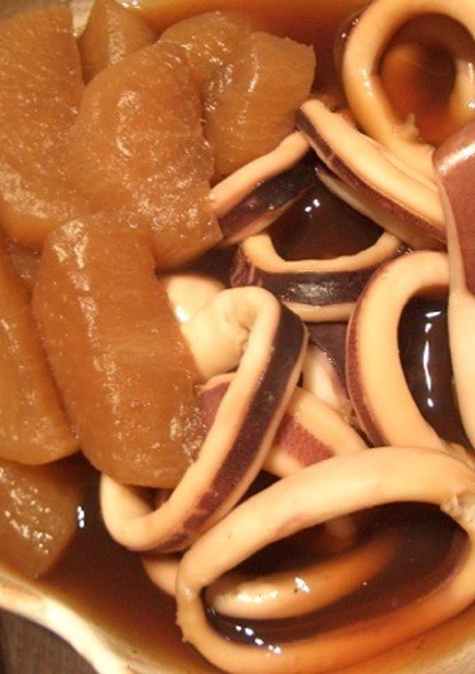 やわらかイカと大根の煮物-レシピのメイン写真