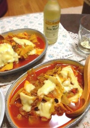 超簡単巻かないロールキャベツ-レシピのメイン写真