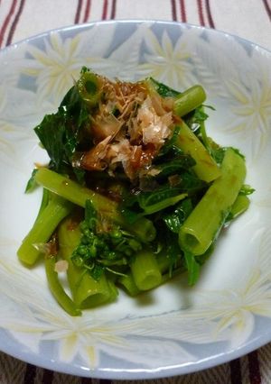 わさびの茎(わさびの花）の地元の食べ方♪-レシピのメイン写真