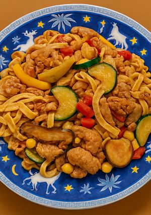 中国料理アレンジ！豆腐皮と干しエビ炒め-レシピのメイン写真