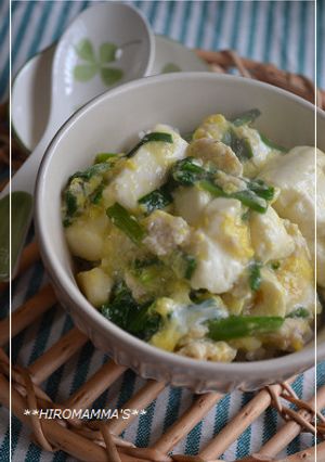 ふわとろ♡豆腐とニラのあんかけご飯-レシピのメイン写真
