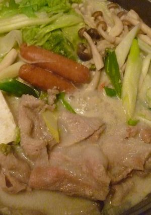 バターIN豆乳鍋-レシピのメイン写真