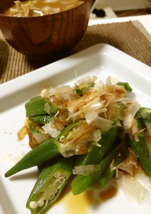 素材の味を楽しもう♪〜オクラのおひたし～-レシピのメイン写真