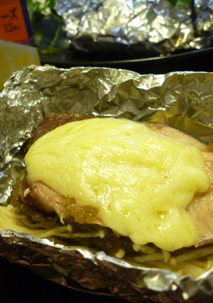 鰤とチーズとトロロ昆布のホイル蒸し-レシピのメイン写真