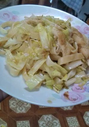 シンプル！キャベツと油揚げの塩麹パスタ-レシピのメイン写真