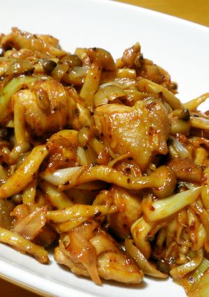 鶏とニンニクのコチュジャン炒め-レシピのメイン写真