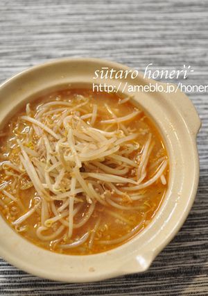 もやしの塩麹肉味噌鍋-レシピのメイン写真