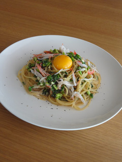かにかまと万能ネギのマヨぽんパスタ-レシピのメイン写真