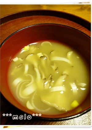 我家の味噌汁～３人分～-レシピのメイン写真