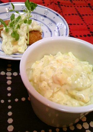 簡単＊ヘルシー豆腐タルタル-レシピのメイン写真