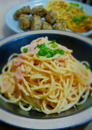 彼のことを考えてたら食べたくなったパスタ-レシピのメイン写真