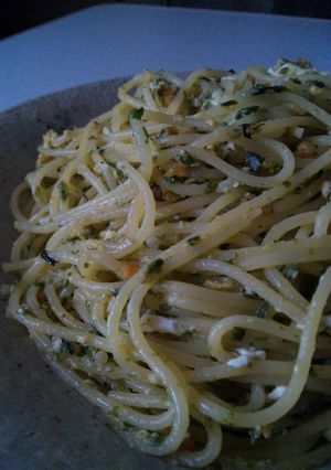 お茶漬けパスタ-レシピのメイン写真