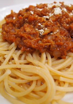 野菜だけ！ミートソース風スパゲティ-レシピのメイン写真