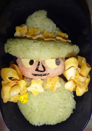 キャラ弁　スナフキン-レシピのメイン写真