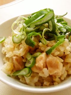 ねぎと生姜の炊き込みご飯-レシピのメイン写真