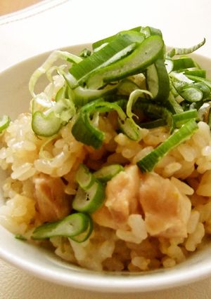 ねぎと生姜の炊き込みご飯-レシピのメイン写真