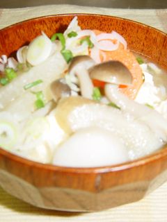ごま油が香る♪具だくさんの味噌汁-レシピのメイン写真
