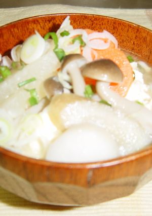 ごま油が香る♪具だくさんの味噌汁-レシピのメイン写真