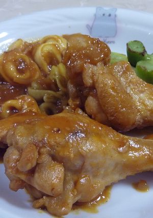 手羽元のカレートマトケチャプ煮-レシピのメイン写真