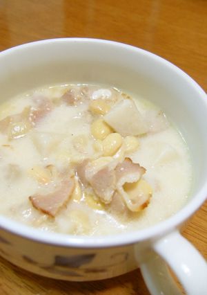 ほくほく☆里芋と大豆のスープ-レシピのメイン写真