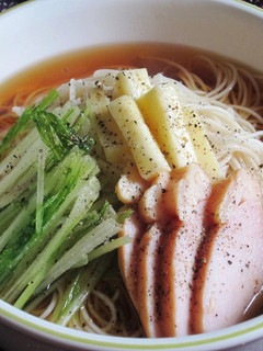 チーズDe鶏にゅうめん-レシピのメイン写真