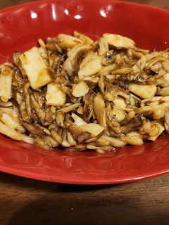 長芋と舞茸の炒め物-レシピのメイン写真