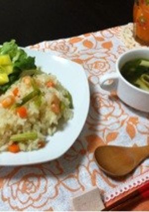コンソメピラフ-レシピのメイン写真
