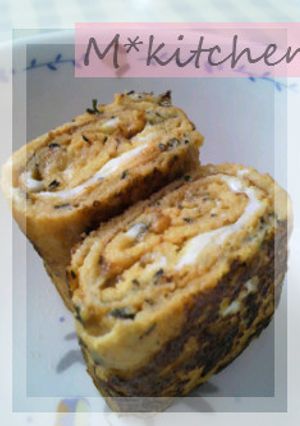 粉チーズたっぷり♡ピザ風卵焼き-レシピのメイン写真