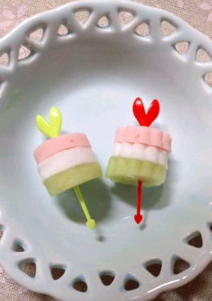 ひな祭りのお弁当に☆簡単ひしもち-レシピのメイン写真