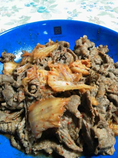 10分でできる!牛肉のキムチ炒め-レシピのメイン写真