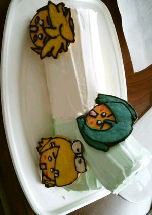 2012/ネギ(ボカロ)ケーキ☆-レシピのメイン写真